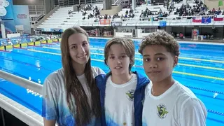 Una victoria y dos "puestazos" para nadadores del Sport en Paraguay