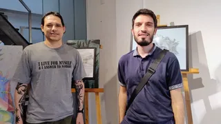 Damián Ontivero y Bruno Batisttela dos nombres surgidos de la nueva ola artística local